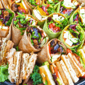 CHICKEN, BEEF, VEGGIE PLATTER